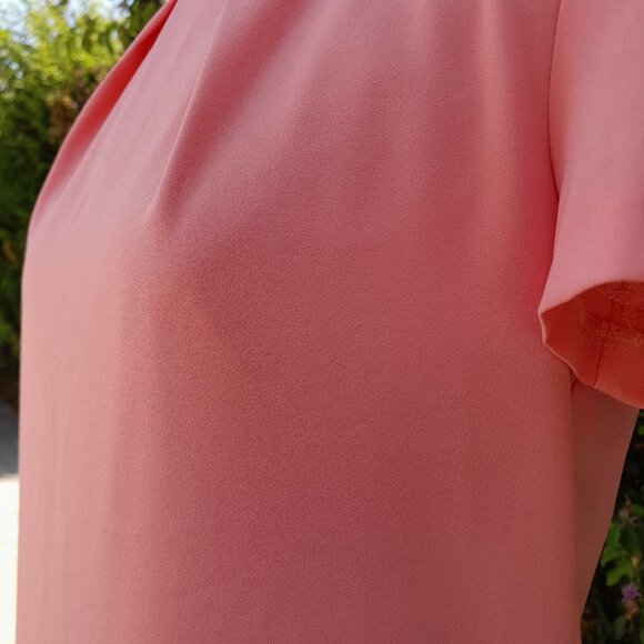 WHO*S WHO Italian Made Pink Shift Dress NWT Great for Homecoming SIZE 6 - Picture 12 of 16